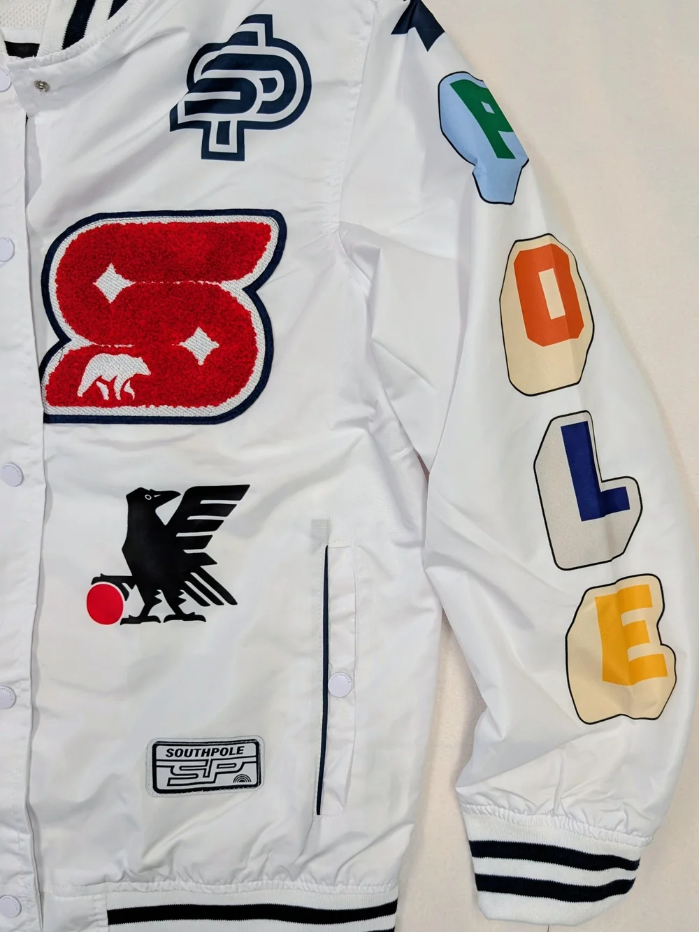 South Pole white varsity
